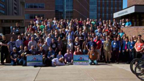 Photo of last years camp attendees